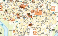 Map of Toledo City, Spain | Toledo tourist attractions maps | Town ...