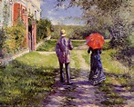 Reproductions De Peintures Route montante, 1881 de Gustave Caillebotte ...