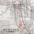 Redding California Map – Topographic Map of Usa with States
