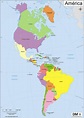 Mapa de América | Mapa de Paises y Capitales de América | Descargar e ...