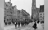 Das historische Foto vom Einmarsch der US-Truppen in Landshut am 1. Mai ...