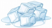 Pile Of Ice Melting On White Background Cold Artistic Vector Vector ...
