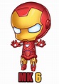Iron Man MK-6 | Avengers caricatura, Dibujos kawaii, Dibujos marvel