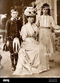 Mary, Princess of Wales with Prince Albert and Princess Mary Stock Photo - Alamy