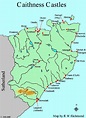 Caithness.Org - Caithness Castles : Map Showing All Caithness Castles