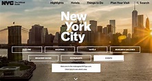 Le site web de l'office de tourisme de New-York se refait une beauté ...