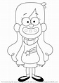 Learn How to Draw Mabel Pines from Gravity Falls (Gravity Falls) Step ...