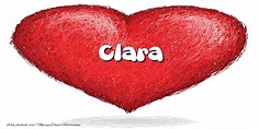 Te amo Clara! Corazon | Corazón - Felicitaciones de amor para Clara ...