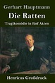Die Ratten (grossdruck) by Gerhart Hauptmann (German) Hardcover Book ...