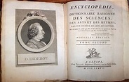 La primera enciclopedia francesa de Diderot y D´Alembert (entre 1751 y ...