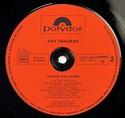 PAT TRAVERS Crash and Burn Album Cover Gallery & 12" Vinyl LP ...