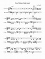 Good times Bad times Sheet music for Voice, Bass | Download free in PDF ...