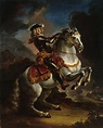 Elector Johann Wilhelm von Pfalz-Neuburg on Horseback Painting by Jan ...
