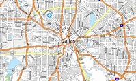 Map of Dallas, Texas - GIS Geography