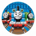 Thomas circular | Thomas the train birthday party, Trains birthday ...