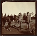Officer with horse and Adelbert S. Hay - Digital Commonwealth