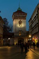 Florian Gate after dark | Krakow, Poland, St florian