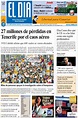 Periódico El Día (España). Periódicos de España. Edición de domingo, 25 ...