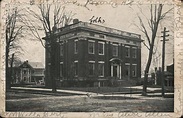 Swan Library Albion, NY Postcard