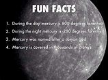 Facts About The Planet Mercury Fun And Interesting Facts On Mercury ...