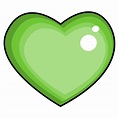 Corazón Verde PNG para descargar gratis
