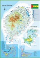 Large detailed tourist map of Sao Tome and Principe