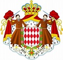 Coat of arms of Monaco editorial stock image. Illustration of white ...
