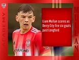 Liam Mullan scores as Derry fire six goals past Longford – The Jungle View