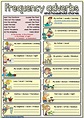 Frequency adverbs and household chores worksheet | Live Worksheets