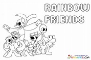 Dibujos Rainbow Friends 2 para Colorear