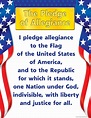 Words To The Pledge Of Allegiance Printable - Get Your Hands on Amazing ...