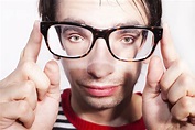 Funny Face Guy with Glasses Stock Image - Image of humor, funny: 13550723