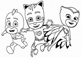 Dibujos de PJ Masks para colorear e imprimir