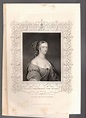 Sold at Auction: Engraved portrait of Lady Rachel Wriothesley (c. 1636 ...
