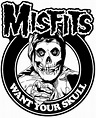 MISFITS Want Your Skull Sticker Decal Rock Band Craft Supply - Etsy