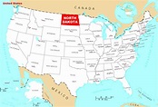 Where Is North Dakota Located • Mapsof.net