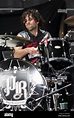 Papa Roach drummer Tony Palermo, performs on stage at the Molson ...