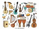 Juegos de Música | Juego de Instrumentos musicales de cuerda, percusión ...