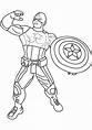 Captain America - Captain America Kids Coloring Pages