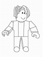 Personaje básico Roblox para colorear, imprimir e dibujar –ColoringOnly.Com