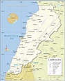 Lebanon Map Of Middle East – The World Map