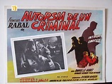 "AUTOPSIA DE UN CRIMINAL" MOVIE POSTER - "AUTOPSIA DE UN CRIMINAL ...