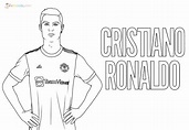 Cr7 Coloring Pages Manchester United Coloring Pages