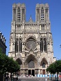 Catedral de Reims. Fachada occidental. | Fachadas de iglesias ...