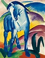 Blaues Pferd I von Franz Marc | Wandbilder von PGM Art worlD