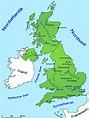 Großbritannien: Geografie und Landkarte | Länder | Großbritannien | Goruma