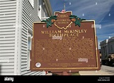 Histórico lugar de nacimiento de William McKinley Niles Ohio vigésimo ...
