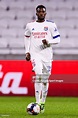 Sinaly Diomande of Olympique Lyon in action during the match between ...