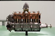 Austro-Daimler airplane Engine - Porsche Museum Visit