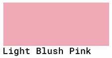 Light Blush Pink Color Codes - The Hex, RGB and CMYK Values That You Need